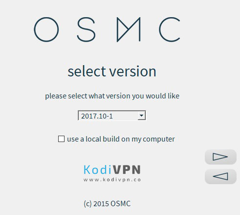 instalasi osmc untuk kodi