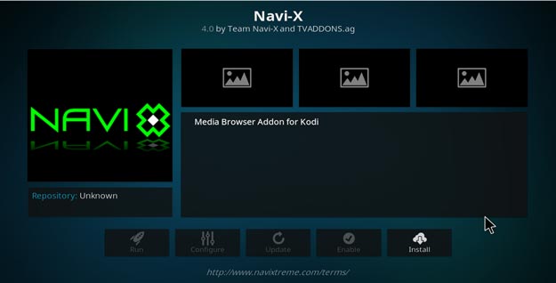 Navi-x addon setup στο kodi krypton έκδοση 17