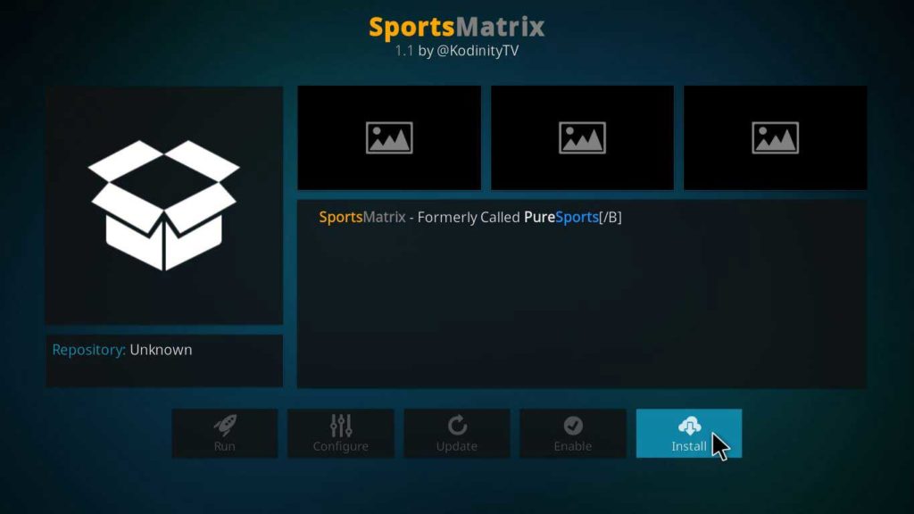 sports matrix repository